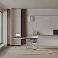 Modern dining table 3d model