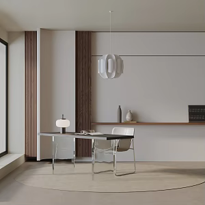 Modern dining table 3d model