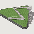 Modern Station Design Featuring Green Roof Wooden Walkway and Glass Walls