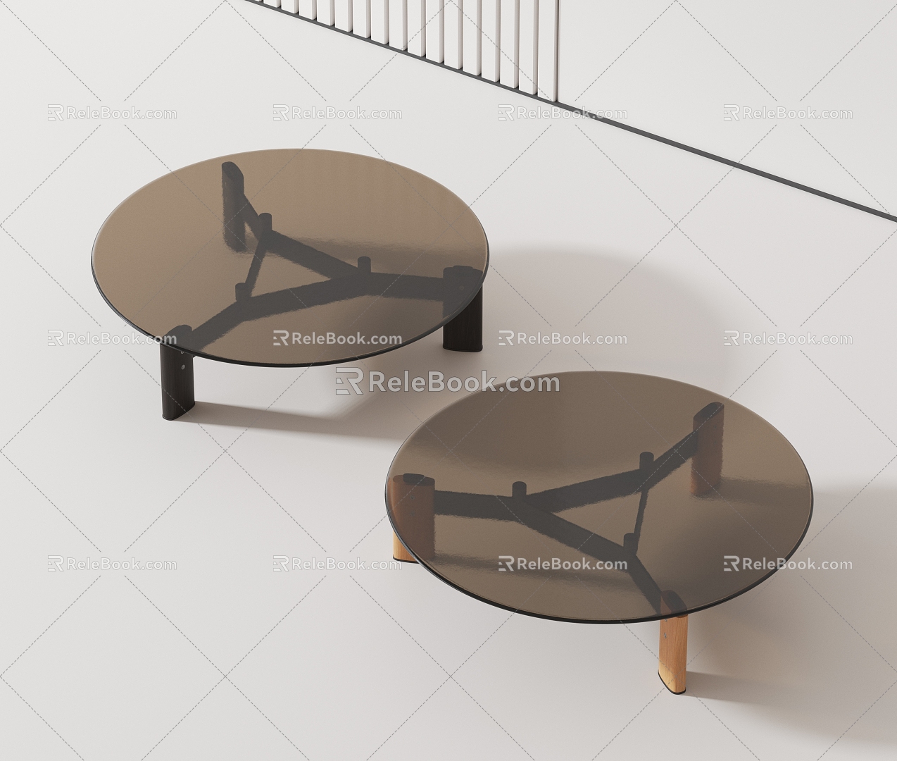 Modern coffee table 3d model