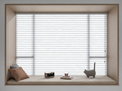 Modern Shangri-La Curtain Dream Curtain Bay Window 3d model