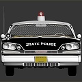 Hyundai Police Car Elwood Iroquois Police Car 3d model