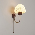 French retro wall lamp 3d model