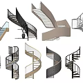 Modern Spiral Staircase Various Designs With Metal Railings Glass Panels And Architectural Styles