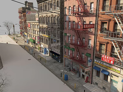 modern city 3d model