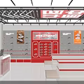 Modern Warrior Sports Footwear Specialty Store Interior With Sportswear Mannequins And Rich Shoe Product Displays