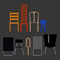 Colorful Modern Chairs In Various Styles For Home Furniture Collection
