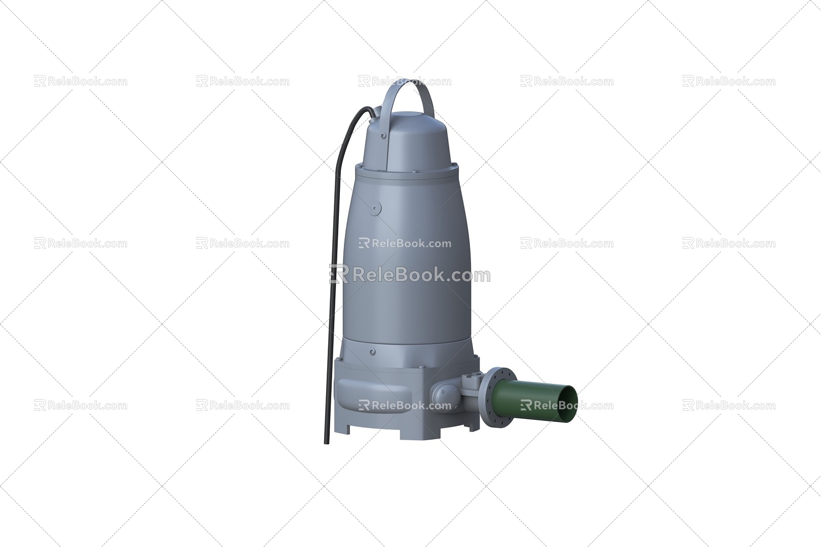 Sludge pump submersible pump industrial machinery equipment self-priming pump pump pump centrifugal pump industrial water pump 3d model