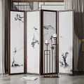 New Chinese Style Screen Partition 3d model