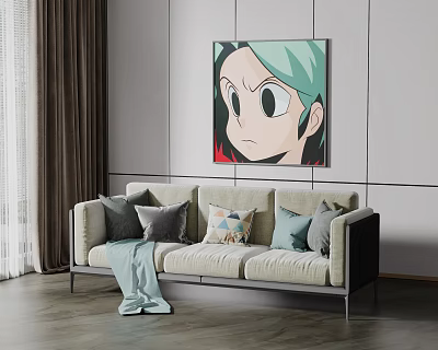 Modern Multiplayer Sofa 3d model Modern Multiplayer Sofa 3d model