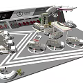Modern Auto Showroom Displaying Various Types Of Vehicles In Exhibition Area
