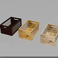 Three Different Colored Wooden Storage Baskets with Metal Mesh for Home Organization and Decor