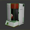 Red And White Speedy300 3D Printer With Compact Design And Professional Features