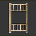 Wooden Bunk Bed With Safety Guardrails Simple Design For Children's Room
