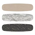 Modern Entryway Console Table With Sleek Metal Frame And Marble Top