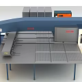 Hydraulic Punching Machine With Large Worktable And Control Panel For Industrial Use