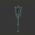 Scepter Ancient Scepter Cane Ancient Scepter Magic Scepter Metal Scepter Classical Scepter Magic Scepter 3d model
