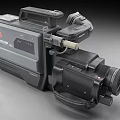 Vintage Commercial Video Recorder With ABS Logo Lens Handle And Professional Design
