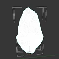 Reddish Brown Ancient Stone Weapon With Sharp Edges And Prehistoric Design