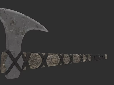 Viking Tomahawk Medieval Nordic Historical Weapon 3d model Viking Tomahawk Medieval Nordic Historical Weapon 3d model