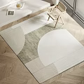Modern Square Carpet 3d model