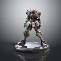 Modern Robot Warrior Mechanical Combat Police Mechanical Armor 3d model