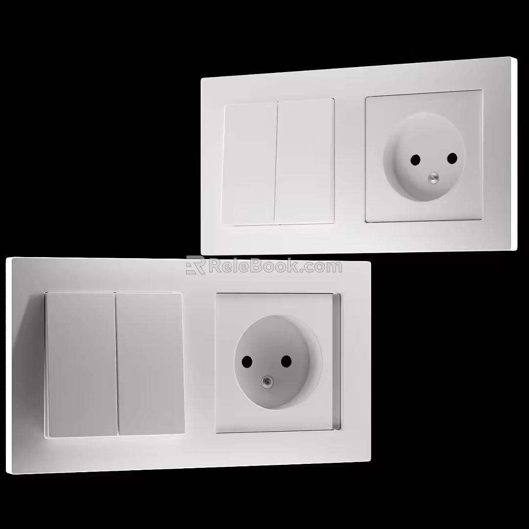 Socket switch 3d model