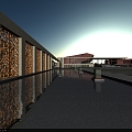 School Campus, University Landscape Library, Venue, Sick Square, Full Model 3d model