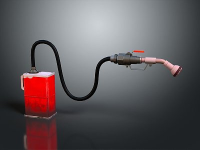 Gas station gas gun gas gun gas station equipment hardware 3d model