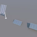 Solar Panels As Efficient Daily Electrical Appliances For Renewable Power Supply 3d model