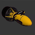 Yellow And Black Water Jet Propulsion Device For Recreational Use