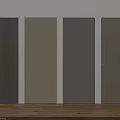 Stylish Hinged Doors in Different Colors with Wood Grain for Interior Design