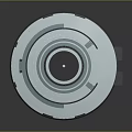 Cosmic Exploration Spacecraft Optical Lens Module With Circular Ring Design