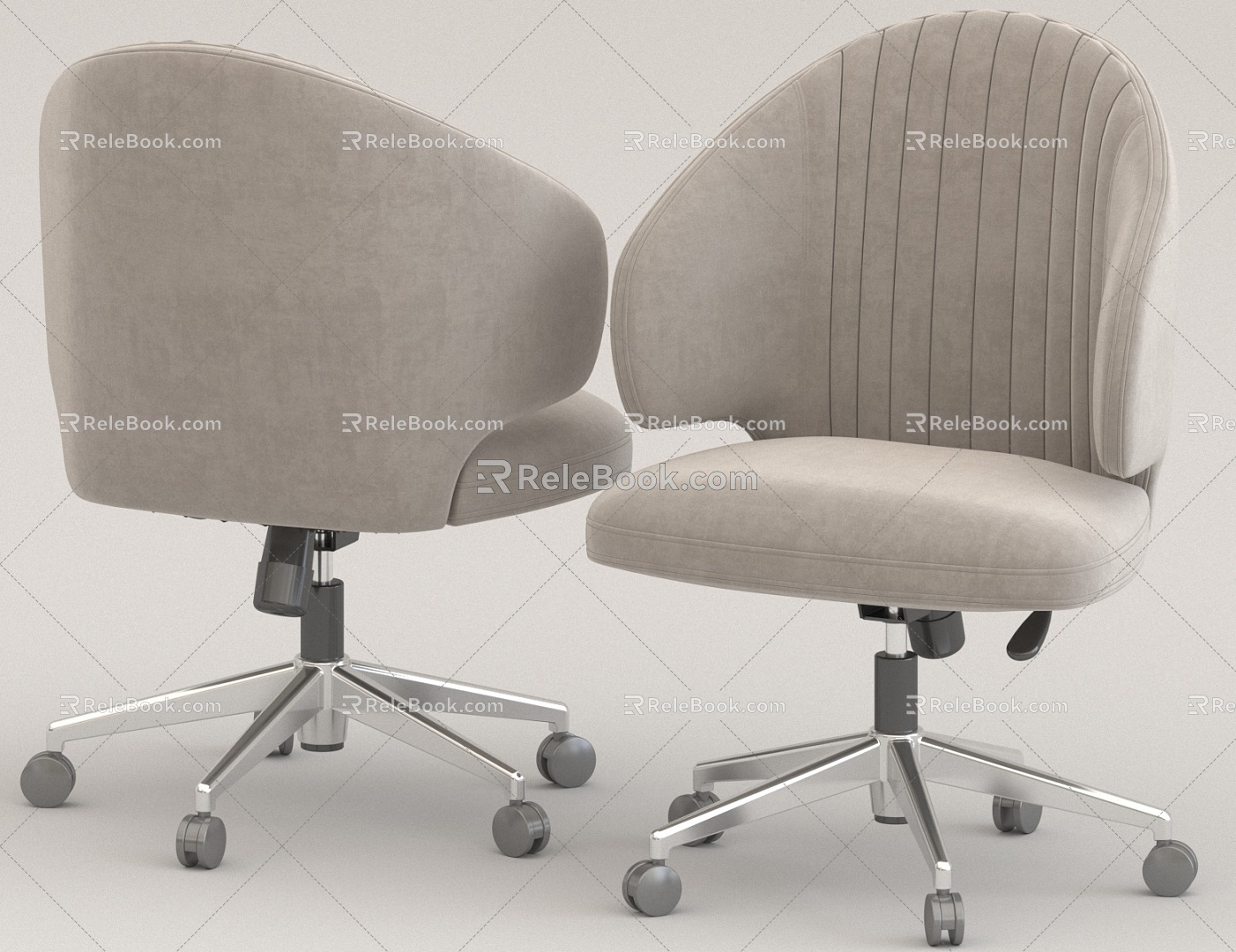 Leather Office Chair Boss Chair 3d model