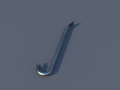 Stainless Steel Hardware Tool Metal Hook For Construction And Repair Work 3d model