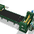 Advanced Industrial Equipment Production Line Featuring Conveyor Belts And Mechanical Components