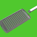 Kitchen Utensil Set Including Stainless Steel Grater With Ergonomic Handle For Cooking