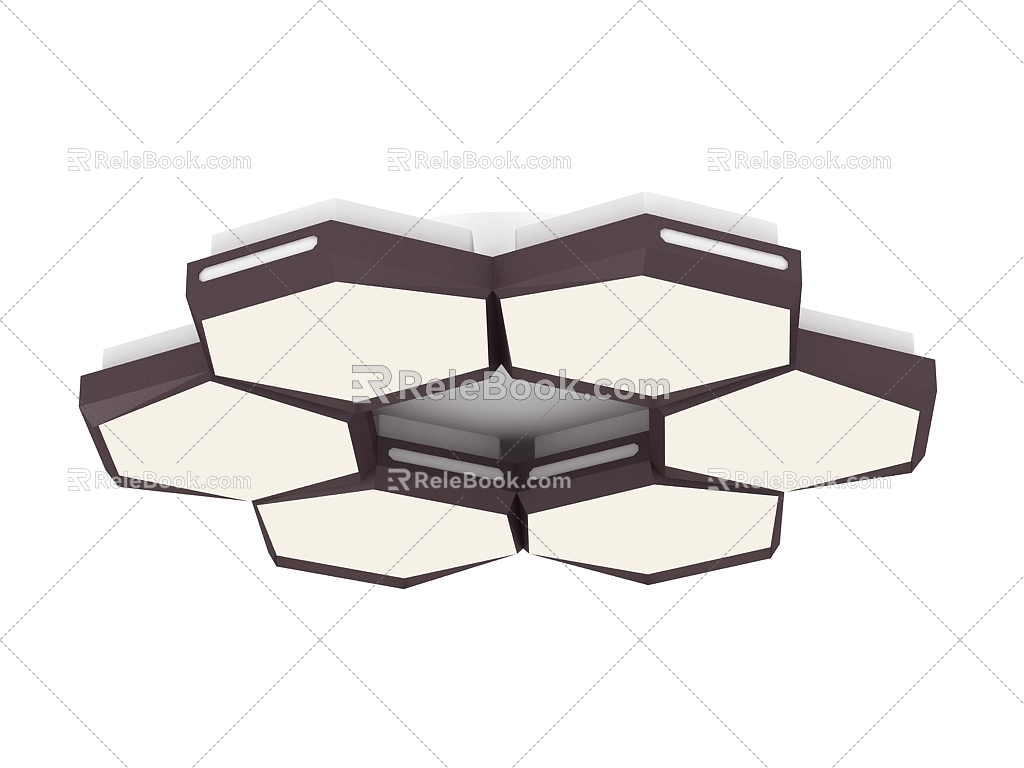 modern ceiling lamp 3d model