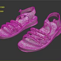 Stylish Strappy White Sandal Shoes with Gold Decorations and Modern Design