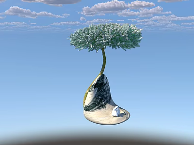 Visual creativity 3d model