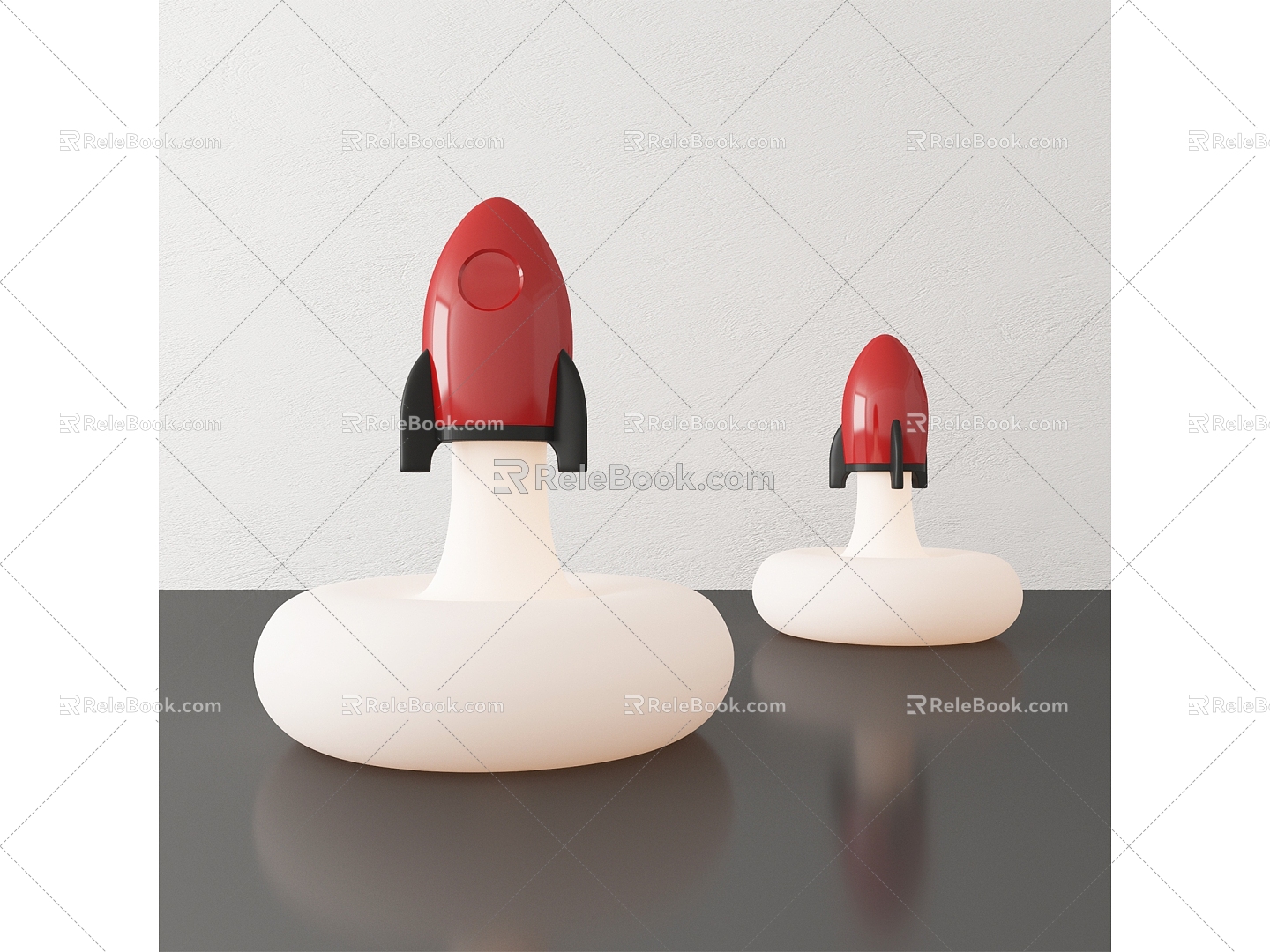 Modern Children's Table Lamp 3d model