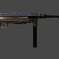 The MP40 gun 3d model