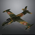 RS-25 Futuristic Space Aircraft With Military Camouflage And Aeronautical Design