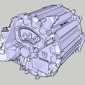 Transparent Mechanical Component With Internal Structure And Clear Casing Design