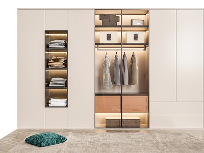 Modern wardrobe model