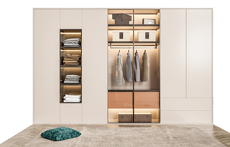 Modern wardrobe 3d model