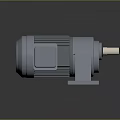 Heavy Duty Industrial Electric Motor With Heat Sink Stable Base And Rotating Shaft