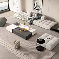 Sofa coffee table 3d model