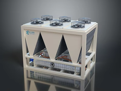 Exhaust fan industrial exhaust fan electric fan vertical fan old fan electric fan ventilation equipment 3d model