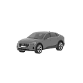 Silver Audi Car Front And Rear Exterior Design View With Stylish Look